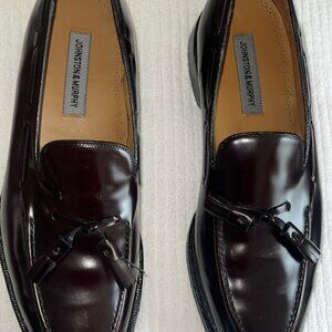 Johnston & Murphy Men's Shoes, burgundy leather, size 12 D.